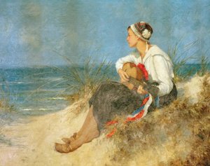Momento di riflessione sulla spiaggia da Hermann Seeger