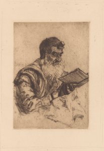 Ebreo in preghiera da Hermann Struck (signed by artist)