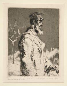 Figura Maschile, mezzo busto da Hermann Struck