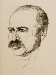 Ritratto di Lesser Ury da Hermann Struck