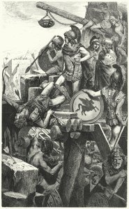 Alessandro Magno assedia Tiro, 332 a.C.