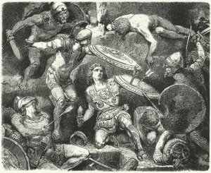La vita di Alessandro Magno in pericolo da Hermann Vogel