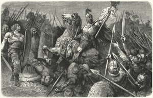 Belisario che attacca gli Ostrogoti a Roma, 536 da Hermann Vogel