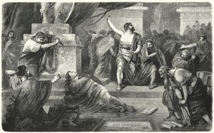 Bruto sul corpo di Giulio Cesare, 44 a.C. da Hermann Vogel
