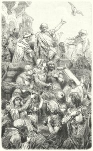 Cola di Rienzo dà al popolo di Roma una nuova costituzione, 1347 da Hermann Vogel