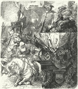 Il duca Ulrico di Württemberg si umilia davanti all