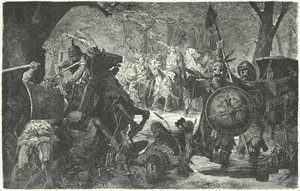 La crociata di Ottocaro II di Boemia contro i pagani Prussiani, 1255 da Hermann Vogel