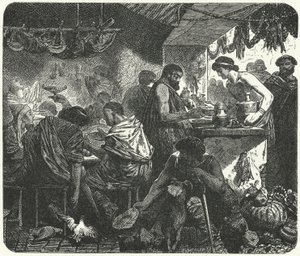 Scena in una taverna nell