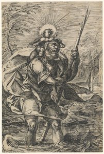 San Cristoforo (recto) da Hermann Weyer