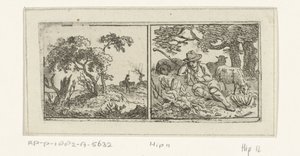 Paesaggio e pastore