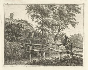 Uomo su un ponte