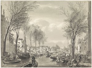 Lavori di riparazione allo Steenschuur dopo il disastro, 1807