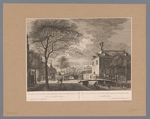 Veduta della Casa degli Anziani di Oudezijds ad Amsterdam da Hermanus Petrus Schouten (possibly)