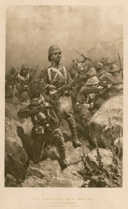 Un aspro scontro: battaglia durante la guerra boera da Hermanus Willem (after) Koekkoek