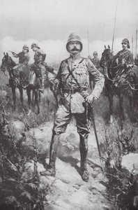 Lord Kitchener sul Veldt (litografia) da Hermanus Willem (after) Koekkoek