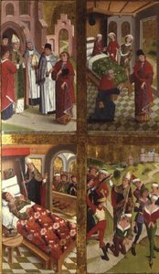 Scene della vita di San Nicola dalla sezione interna dell