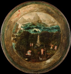 Paradiso, c.1541-50 da Herri met de (c.1510 p.1550) Bles