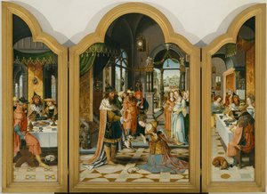 La Storia di Davide e Betsabea, Trittico