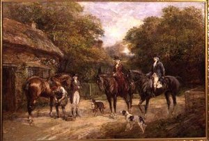Sosta dal fabbro da Heywood Hardy