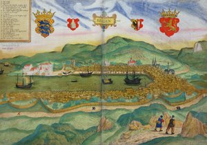 Mappa di Bergen, da 
