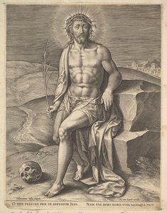 Cristo seduto sulla pietra fredda, prima del ca. 1586
