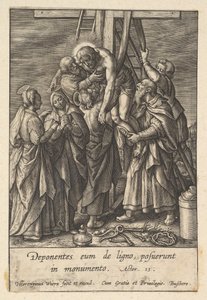 Deposizione dalla croce da Hieronymous Wierix