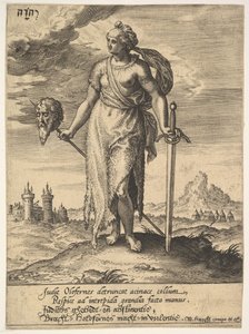 Giuditta, da Willem van Haecht, Tyrannorum proemia da Hieronymous Wierix