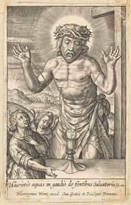 Il sangue del Redentore venerato da due angeli, prima del 1619
