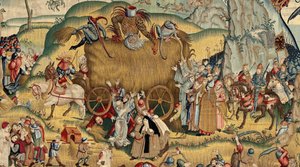 Arazzo ispirato al lavoro di Hieronymus Bosch, c.1560