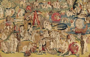 Il giardino delle delizie terrene, ca. 1560 (arazzo)