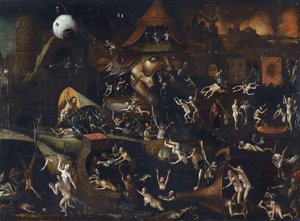 Discesa agli Inferi da Hieronymus (school of) Bosch