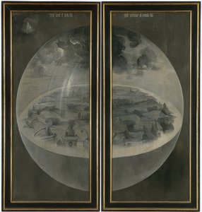 Il giardino delle delizie. Trittico, retro: La creazione da Hieronymus Bosch