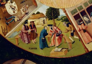 I sette peccati capitali e le quattro ultime cose da Hieronymus Bosch