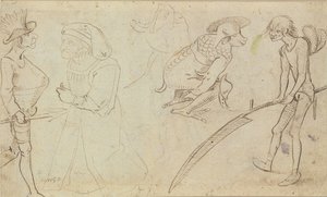 Studi di figure grottesche