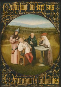 La cura della follia, c.1494 da Hieronymus Bosch