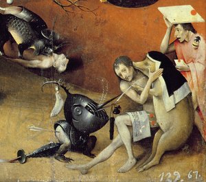 Il giardino delle delizie, c.1500 (dettaglio) da Hieronymus Bosch