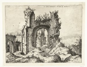 Prima veduta delle Terme di Caracalla