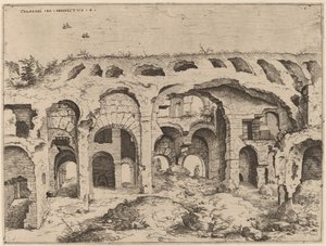Quarta vista del Colosseo da Hieronymus Cock