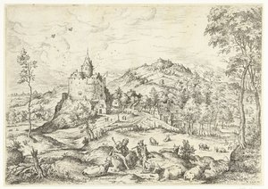 Mercurio e Argo da Hieronymus Cock