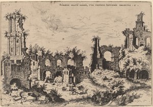 Rovine sul Palatino con il Settizonio