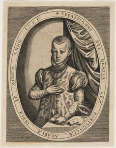 Sebastiano, re del Portogallo da Hieronymus Cock