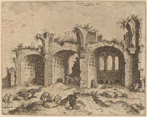 La Basilica di Costantino da Hieronymus Cock