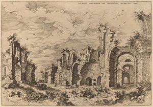 Le Terme di Diocleziano da Hieronymus Cock