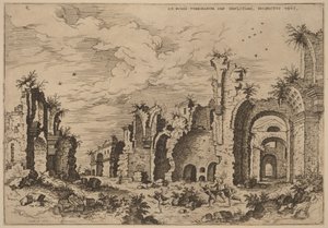 Le Terme di Diocleziano da Hieronymus Cock