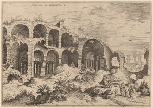 Terza vista del Colosseo da Hieronymus Cock