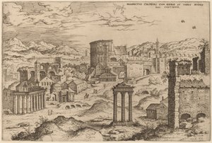 Veduta del Foro da Hieronymus Cock