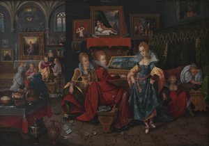 La parabola delle vergini sagge e stolte da Hieronymus Francken II