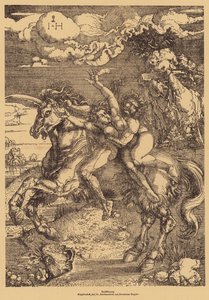 Rapimento di una donna da Hieronymus Hopfer