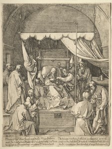 La morte della Vergine da Hieronymus Hopfer