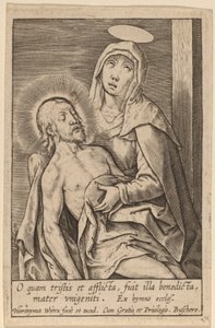 O quam tristis et afflicta ... da Hieronymus Wierix